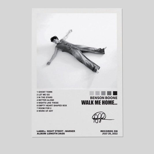 Benson Poster Boone Music Poster Walk Me Home Album Cover Posters for Room Size 24''x36''
