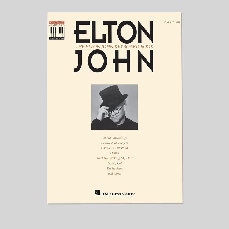 The Elton John Keyboard Book Paperback – June 1, 1993 Size 24''x36''