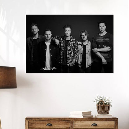 One Republic Amazing Group Shot Wall Art Home Decor Retro Style - Size 24''x36''
