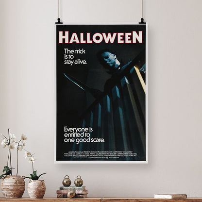 Ha.llo.ween Movie Classic Decorations Horror Movie Merchandise Michael Myers Mask Size 24''x36''