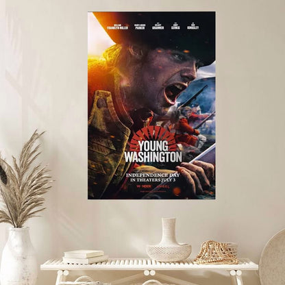 Young Washington 2026 Cinematic Movie Poster Wall Art Poster Size 24''x36''