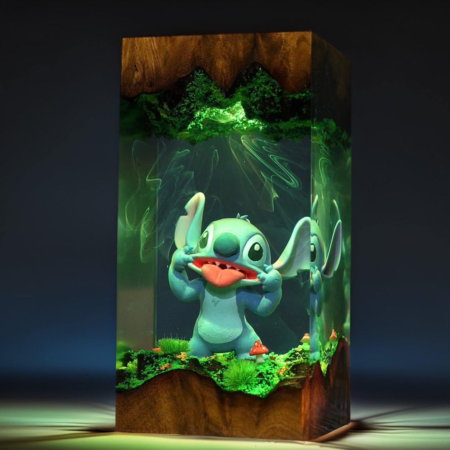 Blue Cosmic Pet Creature Resin Lamp V2