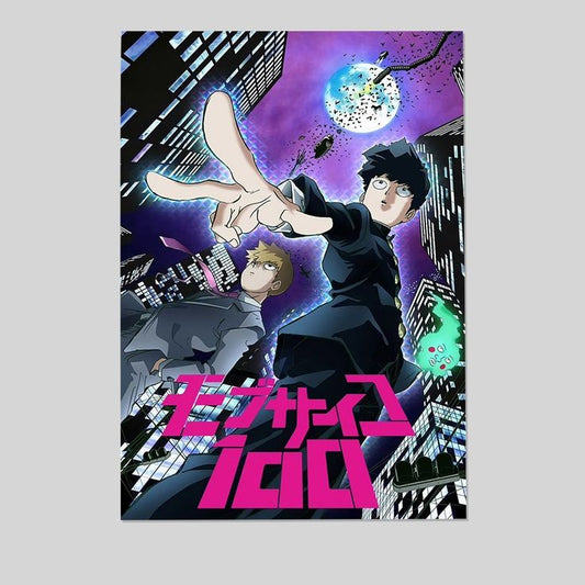 Crunchyroll Mob Psycho 100 Poster - Japanese Anime Series Key Art Size 24''x36''