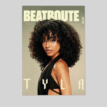 Music Poster - Tyla Singer Wall Art - Vintage Style - Size 24x36