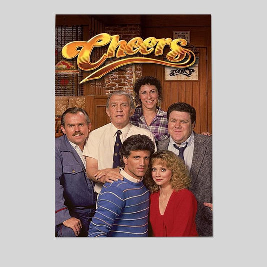 TV Show Poster - Cheers TV Show 1982-1993 Poster- Vintage Style - Size 24x36