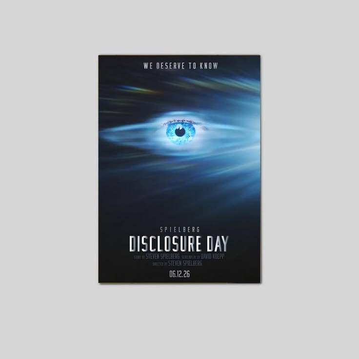 Disclosure Day Movie Poster, Cinematic Movie Wall Art