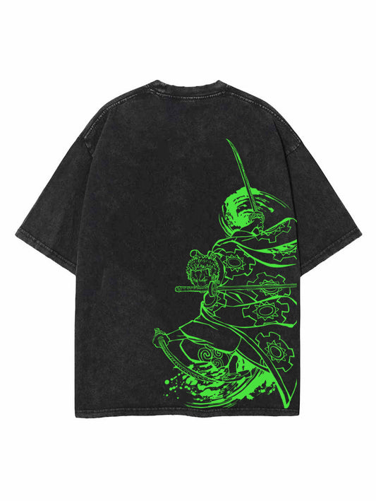 ZOROJURO 2-SIDED VINTAGE OVERSIZE TEE