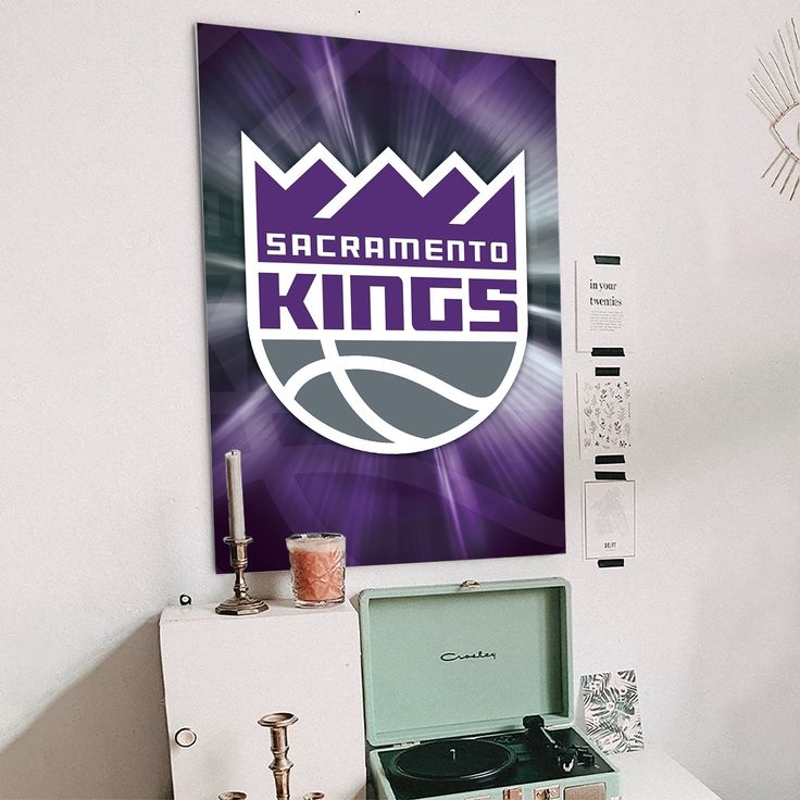 Trends International NBA Sacramento Kings - Maximalist Logo 23 Wall Poster Size 24''x36''