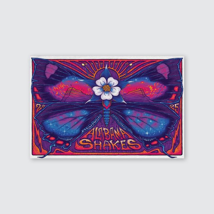 Music Poster - Alabama Shakes Tour Poster - Vintage Style - Size 24x36