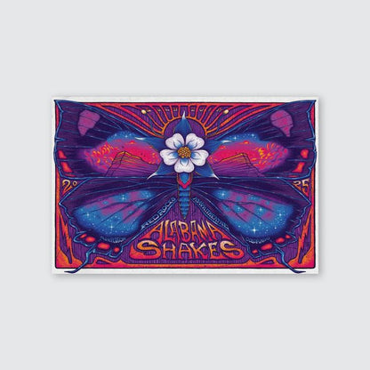 Music Poster - Alabama Shakes Tour Poster - Vintage Style - Size 24x36
