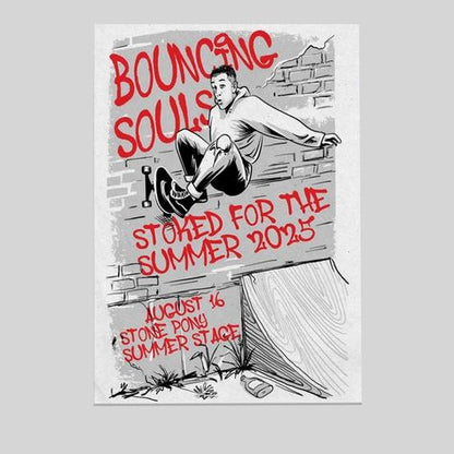 Bouncing Souls Asbury Park NJ Aug 16 2025 Concert Poster Size 24''x36''