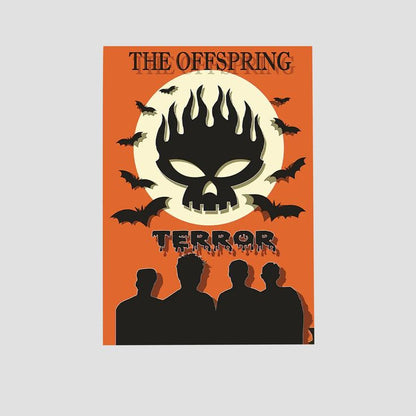 Music Poster The Offspring Pop Punk Band Poster Retro Style - Size 24''x36''