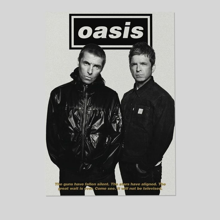 OASIS POSTER CLASSIC ROCK REUNION LIAM NOEL GALLAGHER ICON Size 24''x36''