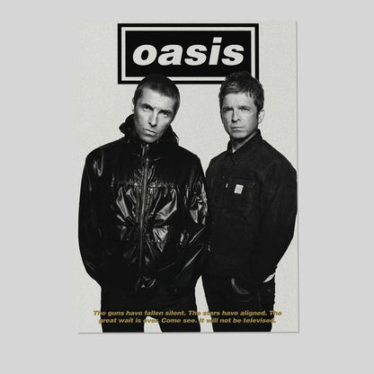 OASIS POSTER CLASSIC ROCK REUNION LIAM NOEL GALLAGHER ICON Size 24''x36''