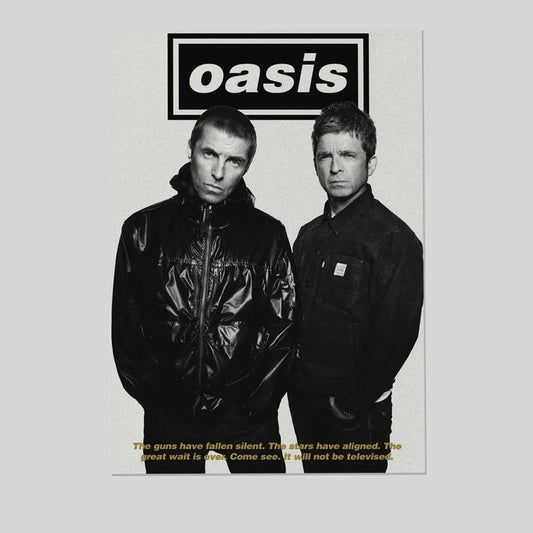 OASIS POSTER CLASSIC ROCK REUNION LIAM NOEL GALLAGHER ICON Size 24''x36''