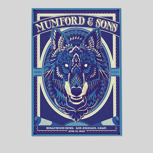 2025 Mumford & Sons Tour Los Angeles, CA Poster Size 24''x36''