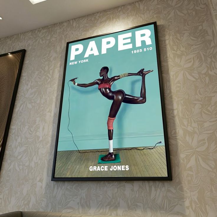 Grace Jones Poster Canvas Art Painting Wall Art Picture Print Family bedroom Decor Size 24''x36''