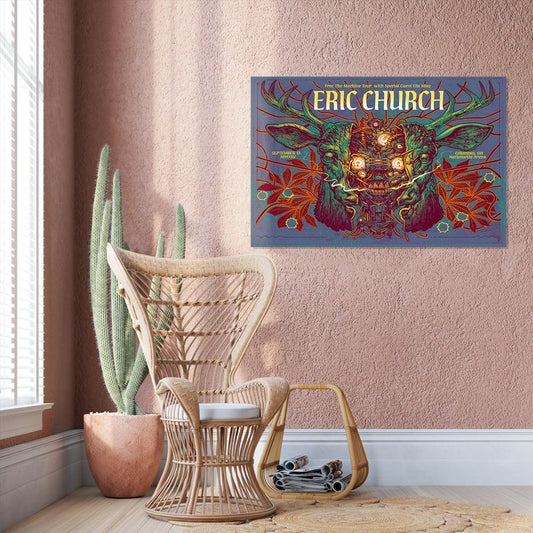 Eric Church Show Poster - Sep 13, 2025 Columbus, OH Size 24''x36''