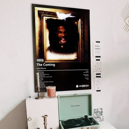 Music Poster -Busta Rhymes - The Coming Album Album Retro Style - Size 24x36