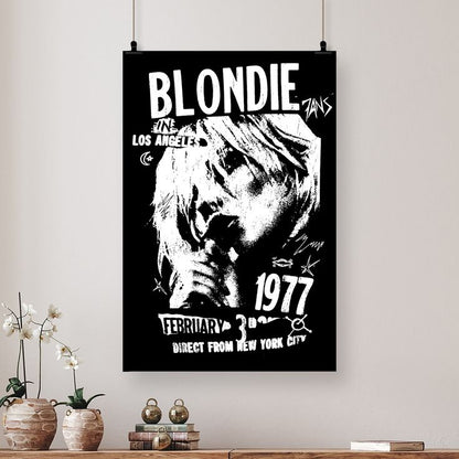 Blondie LA Tour 1977  Decorative Print - Poster Size 24''x36''