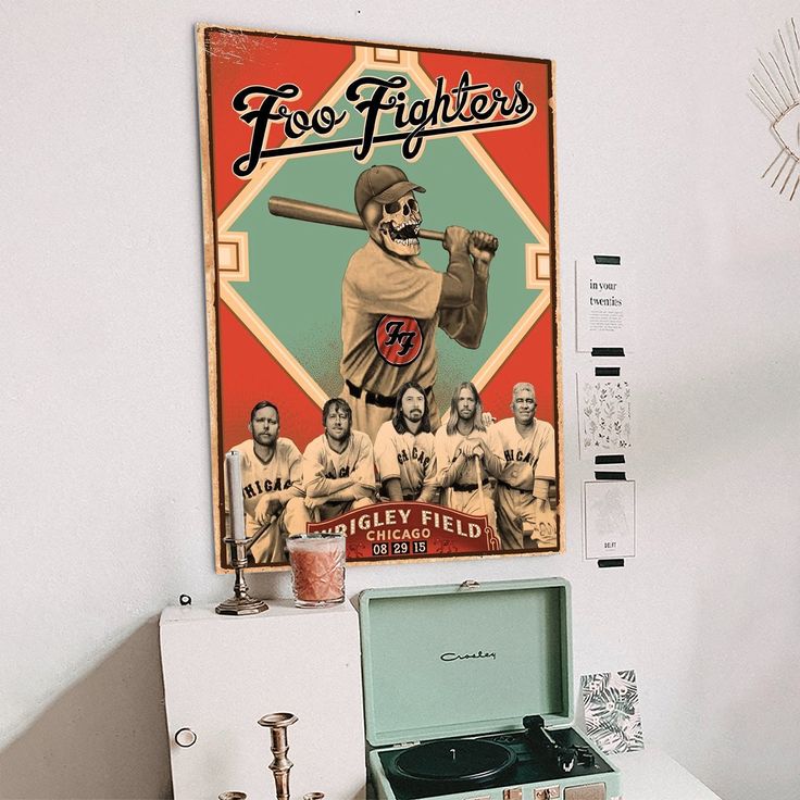 Foo Fighters , concert poster 13"x19" FREE DOMESTC SHIPPING Size 24''x36''