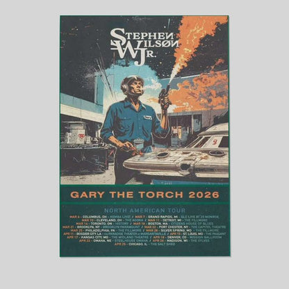 Stephen Wilson Jr Gary The Torch 2026 Tour Poster Size 24''x36''