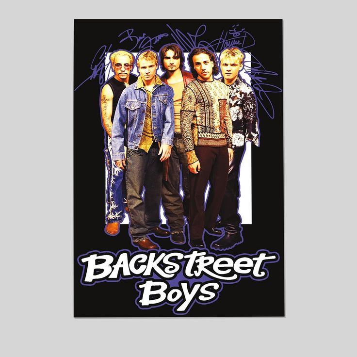 Backstreet Boys - Signatures Wall Poster Premium Unframed Version Size 24''x36''