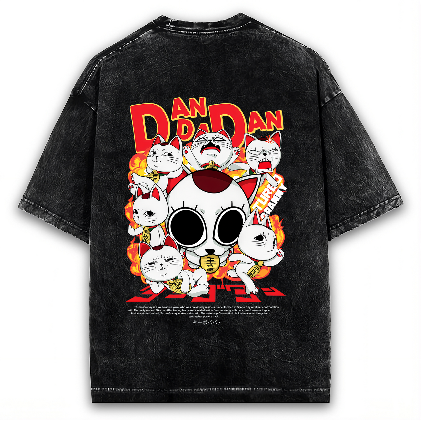 DANDADAN "MULTI-EXPRESSION" TURBO GRANNY VINTAGE WASHED TEE