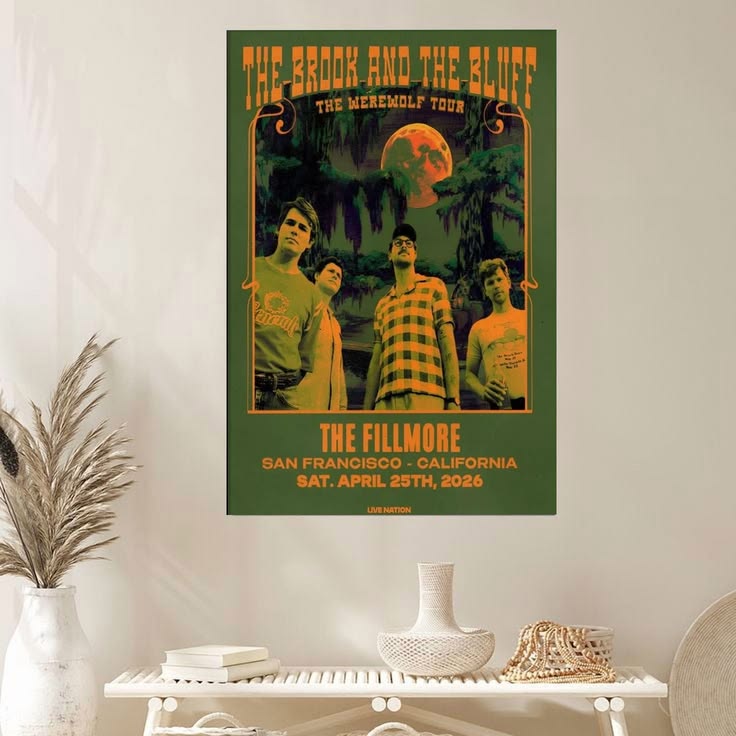 The Brook & The Bluff The Werewolf Tour 2026 Poster Size 24''x36''