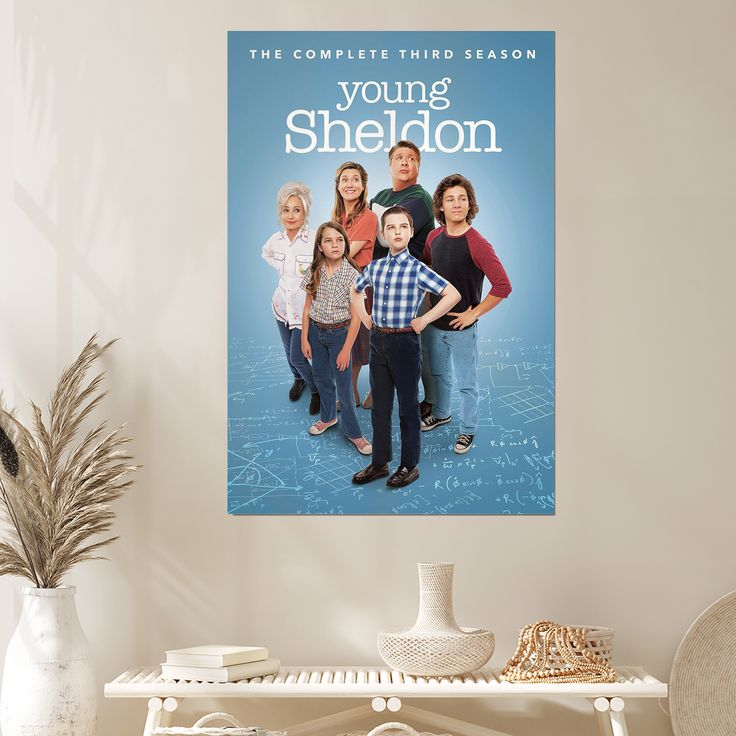 Generic Young Sheldon Movie Posters Funny People Children's Comedy Movies Poster For Home Office Living Room Decorations Size 24''x36''