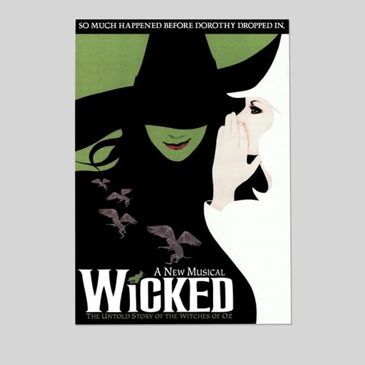 Movie Poster- A New Musical Wicked Poster Size 24''x36''