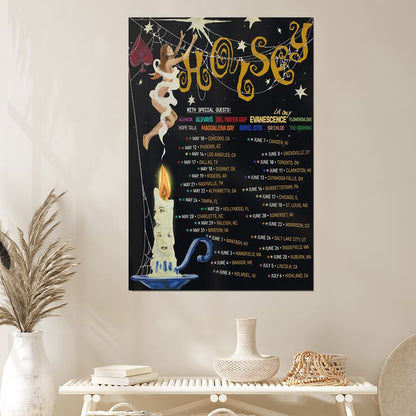 Halsey Tour Dates Poster 2025 Size 24''x36''