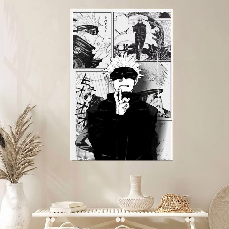 Manga poster Gojo Satoru Jujutsu Kaisen Poster Size 24''x36''