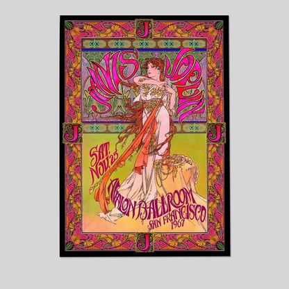 NMR Bob Masse Poster - Janis Joplin/Live in San Francisco Size 24''x36''
