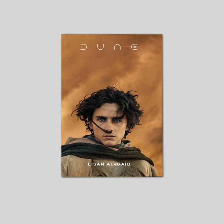 Dune "Lisan Al-Gaib" Poster, Paul Atreides, Sci-Fi Cinematic Movie Wall Art
