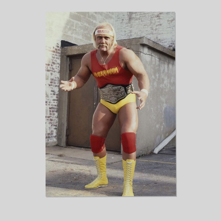 Hulk Hogan championship belt 1980s 5 2025 Size 24''x36''