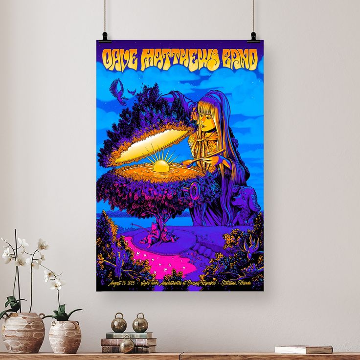 Dave Matthews Band All Gig Posters, DMB Big Sky Events Arena Montana Poster Size 24''x36''