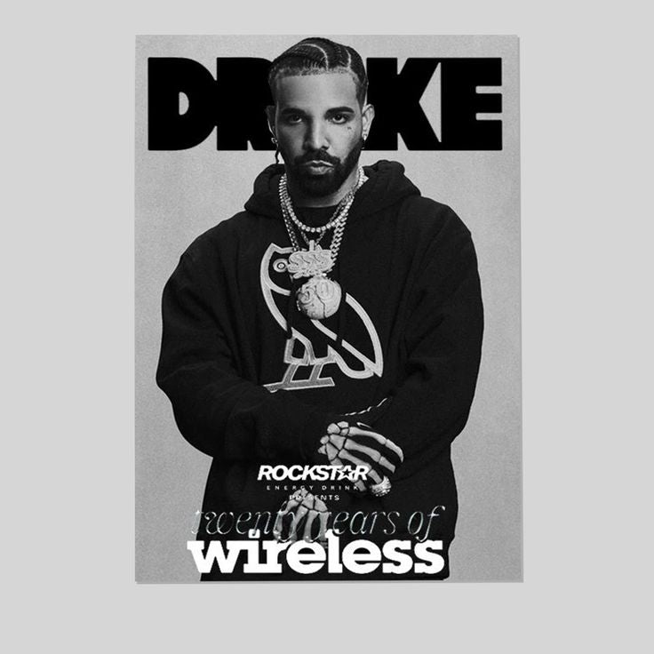 Drake Wireless 2025 Setlist Poster Size 24''x36''