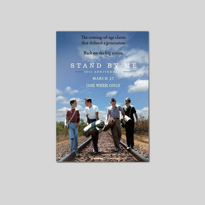 Stand By Me 40th Anniversary Classic Coming Of Age Movie Poster Size 24''x36''