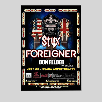 STYX Concert Poster Size 24''x36''