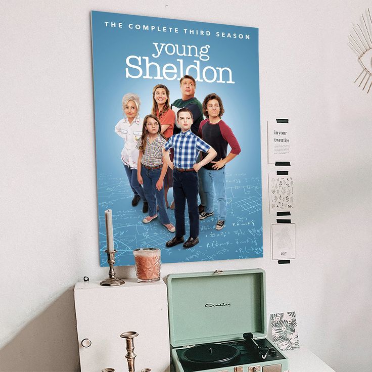 Generic Young Sheldon Movie Posters Funny People Children's Comedy Movies Poster For Home Office Living Room Decorations Size 24''x36''