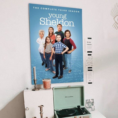 Generic Young Sheldon Movie Posters Funny People Children's Comedy Movies Poster For Home Office Living Room Decorations Size 24''x36''