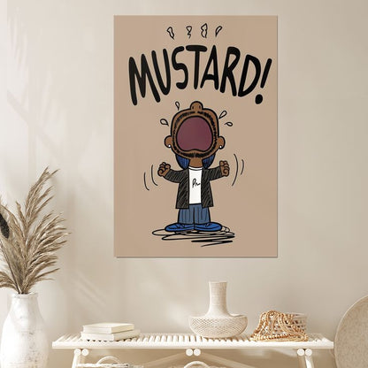 Kendrick Lamar Poster Rapper Hip Hop Wall Art Teen Boy Room Girl Room Size 24''x36''