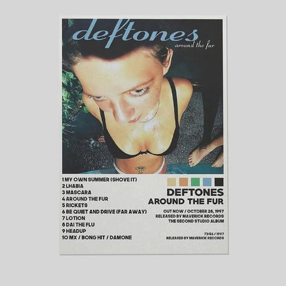 Deftones Around The Fur for Room Aesthetic Wall Art Poster Size 24''x36''