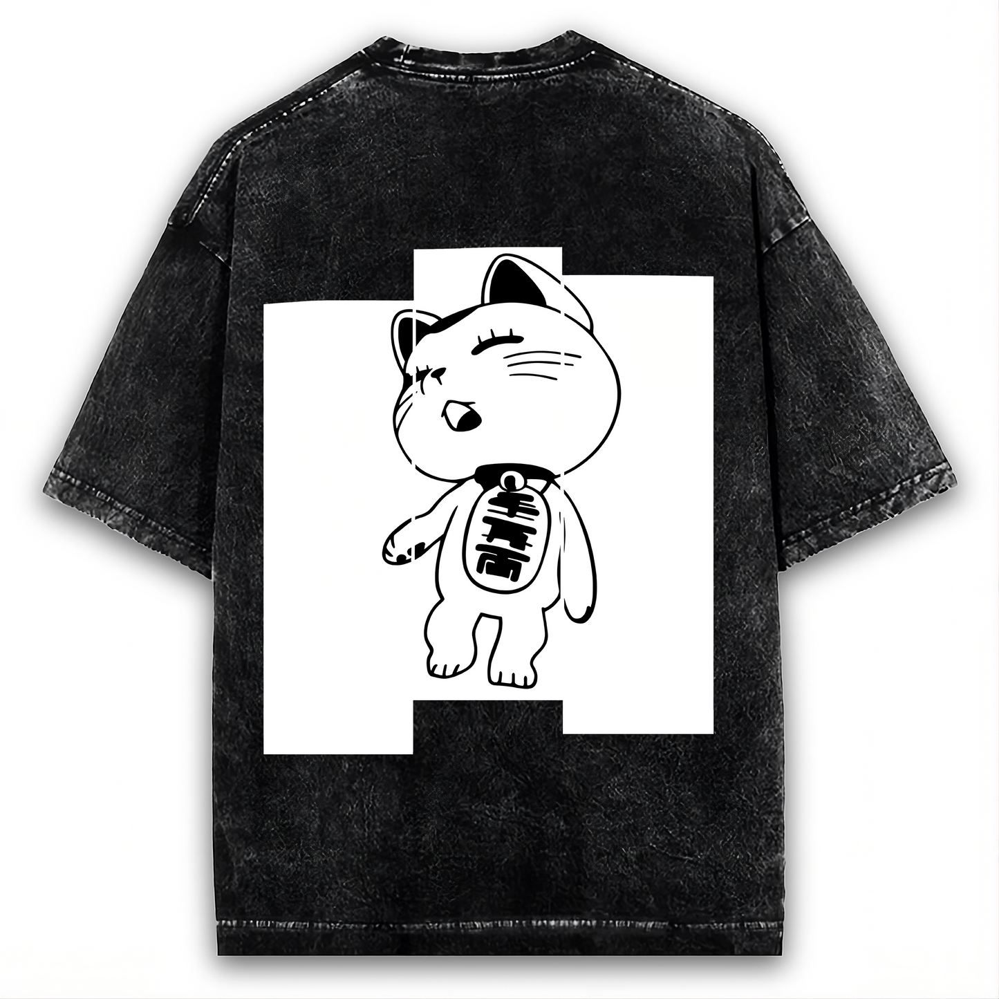 TURBO GRANNY "SINGING CAT" DANDADAN VINTAGE WASHED TEE