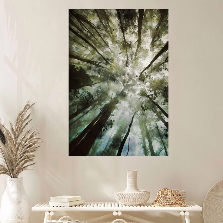 Nature Forest Home Decor Wall Art Poster Full Size 24''x36''
