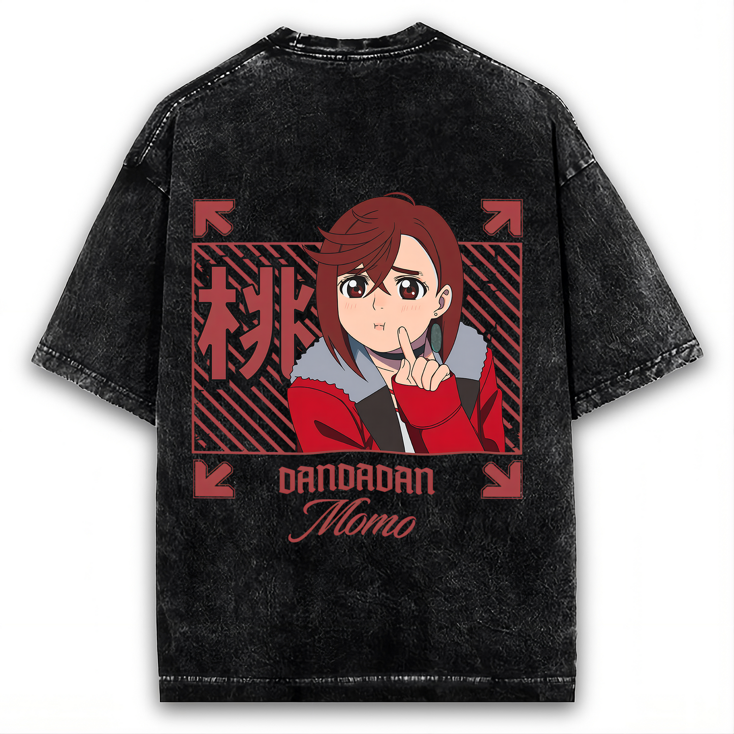 MOMO AYASE "POUTING FACE" DANDADAN VINTAGE WASHED TEE