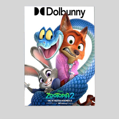 Disney Zootopia 2 Collector's Movie Poster Size 24''x36''
