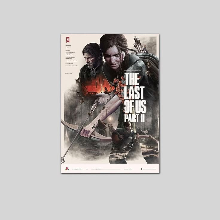 Game Poster, THE LAST OF US Part 2 Poster Size 24''x36''