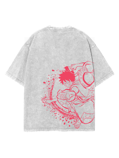 LUFFYTARO 2-SIDED VINTAGE OVERSIZE TEE